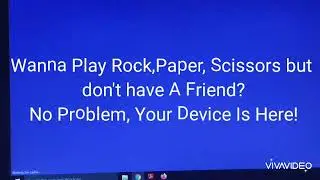 The Rock, Paper, Scissors Playing App