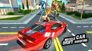 Muscle Car: Robot Transforming | Robot Car Games | Android GamePlay | Action Muscle Car Robot | #1