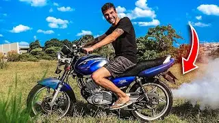 Acelerei a Moto até o Motor DERRETER Cortando Giro