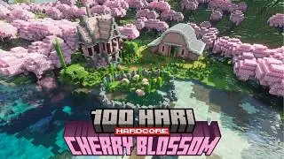 100 Hari Minecraft Cherry Blossom
