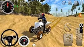 Jungle trail e white quad bike power ride 💥🌿#ATVRide 