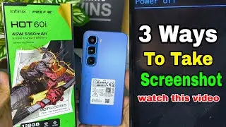 3 способа сделать снимок экрана на Infinix Hot 60i
