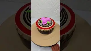 How to make chocolate fancy cake Design #shorts#feed#tending#cake#virals#video#yputubeshorts