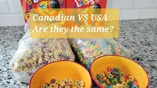 Froot Loops from Canada versus USA. Is there a difference? YES.