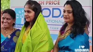 Podar International School Kadapa held Rangoli competition in shilparamam