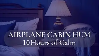 Airplane Cabin Hum &ndash; Stable Noise for Sleep & Focus (10 Hours, Black Screen)