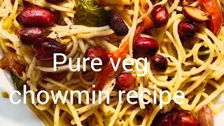 pure veg chowmin recipe
