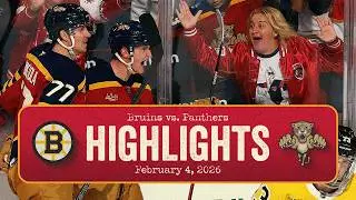 Panthers vs Bruins Highlights | 2.4.26