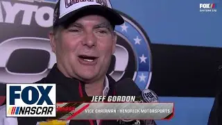 'Couldn't write a better script' &mdash; Jeff Gordon & Rick Hendrick on William Byron's Daytona 500 win