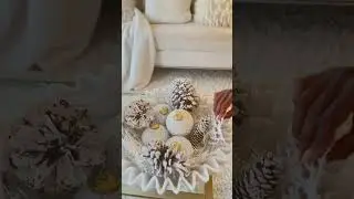 Neutral Christmas Coffee Table Inspiration