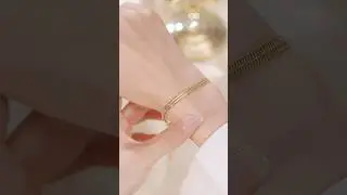 #elegantjewelry #chainbracelet #goldcolor #designerbracelet