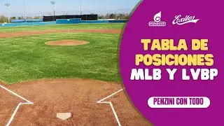 Tabla de posiciones de la MLB y LVBP