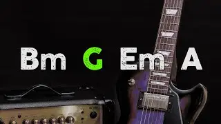 Suspensful Rock Ballad Guitar Backing Track B Minor