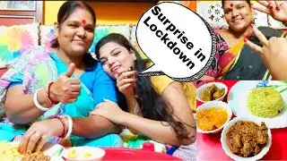 MOTHER'S DAY SPECIAL SURPRISE IN LOCKDOWN || COOKED FOR MY MOTHER || RECIPES || RADHA MAITY