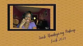 Quick Thanksgiving Makeup Look 2021 #ThanksgivingMakeup #Simple #Fall