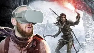 HELP LARA ESCAPE THE TOMB!! Tomb Raider Lara's Escape Oculus Go Gameplay