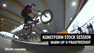 kunstform BMX Stock Session: Warm-up @ Pragfriedhof Skatepark