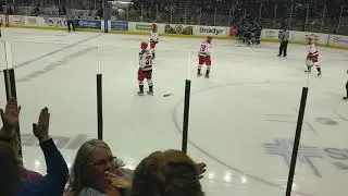 Idaho Steelheads first goal fish toss
