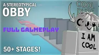 A Steriotypical Obby Full Gameplay | Bad Ending