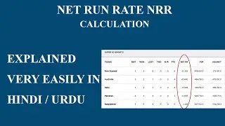 NRR in Cricket | NRR Calculator in Hindi