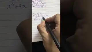 Expanding Brackets with negative terms