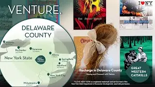 Venture through Delaware County, New York.