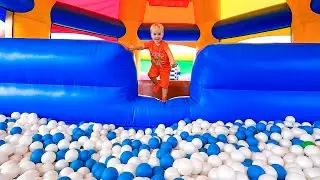 Vlad y Niki juegan en el Castillo Inflable y otros divertidos desaf&iacute;os para ni&ntilde;os