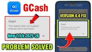 Gcash Android 4.4 Problem | gcash does not support android ver4.4 | gcash problem today