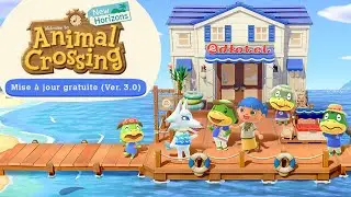 1er test & avis ! Mise &agrave; jour gratuite 3.0 d&eacute;couverte 🏝️ Animal Crossing New Horizons 758 Let's play