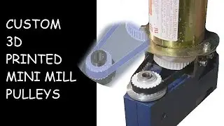 How to make 3d printed custom pulleys for your MAXNC mini mill