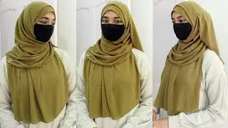 One minute hijab style || Instant hijab tutorial || Easy full coverage hijab style