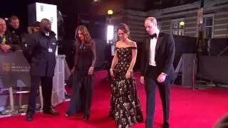 BAFTA 2017: Duke and Duchess of Cambridge - Red Carpet Arrival