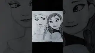 frozen Elsa Anna drawing/#shorts /#drawing