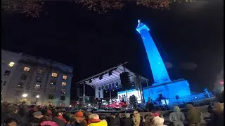 The Peabody Brass Ensemble Performs at the Washington Monument Lighting 2022