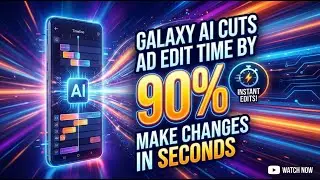 Galaxy AI Cuts Ad Edit Time by 90% | Make Changes in Seconds