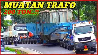 Viral,Truk Multi Axle Muatan TRAFO 200 TON di Jalur Selatan Tasikmalaya,Jalur Gentong