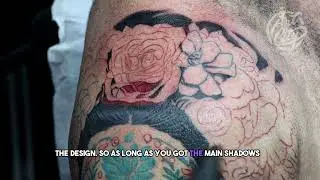 Building Tattoo Structure with Shadows #tattoo #eternalink #tattooingforbeginners