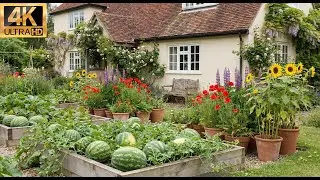 Slow, peaceful life 🌿 English-style garden | Relaxing music | [AI music video]