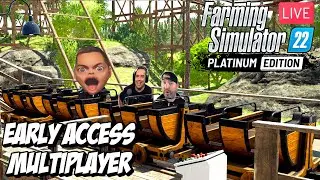 🔴LIVE | Early Access Multiplayer Farming Simulator 22 Platinum Expansion