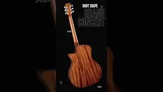 This is what the Luna Gypsy Black White Ebony sounds like. - Guitars Are Being Strummed #shorts