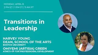 Transitions in Leadership with Harvey Young