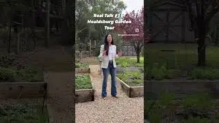 Gorgeous Wine Country Garden Tour with Kellie Larson. Luxury Home expert, Healdsburg, California.