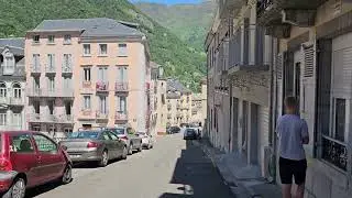 8K town in Pyrenees Cauterets in France 11th of August 2023