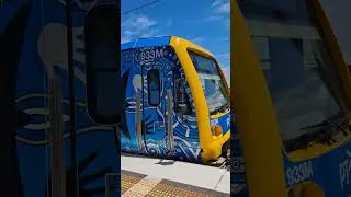 Aboriginal livery X'tropolis leaving Reservoir for Meranda