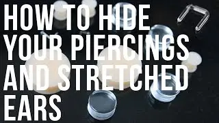 Как скрыть пирсинг и растянутые уши на работе | UrbanBodyJewelry.com