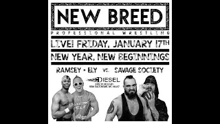 Electric Ely & Freedom Ramsey vs The Savage Society - Rising Action Wrestling - Friday Night Fire