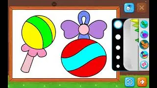 &ldquo;Coloring a Lollipop & Bow 🍭🎀 | Learn Colors for Kids | Tiny Color Tales&rdquo;