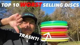 THE TOP 10 WORST SELLING DISCS AT MY STORE IN 2024