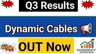 dynamic cables latest news | Dycl share latest news | dynamic cables Q3 Results , Dycl Results Today