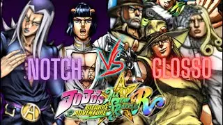 JOJO ASBR Top level set series Notch the craft (Bruno/Abbachio) VS Glosso (Various) I JOJO ASBR